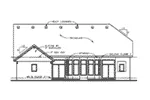 Country French House Plan Rear Elevation - Dornewood Rustic Prairie Home 026D-1885 - Search House Plans and More