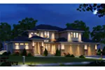 Contemporary House Plan Front Photo 01 - Wyndemere Bay Neoclassical Home 026D-1893 - Shop House Plans and More