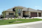 Southwestern House Plan Front of Home - Jessica Creek Prairie Home 026D-1894 - Search House Plans and More