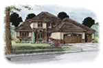 Italian House Plan Front Image - 026D-1896 - Shop House Plans and More