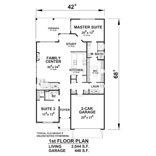 Traditional House Plan First Floor - Benton Brook Traditional Home 026D-1899 - Shop House Plans and More