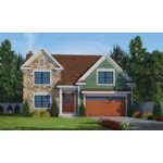 Traditional House Plan Front of Home - Benton Brook Traditional Home 026D-1899 - Shop House Plans and More