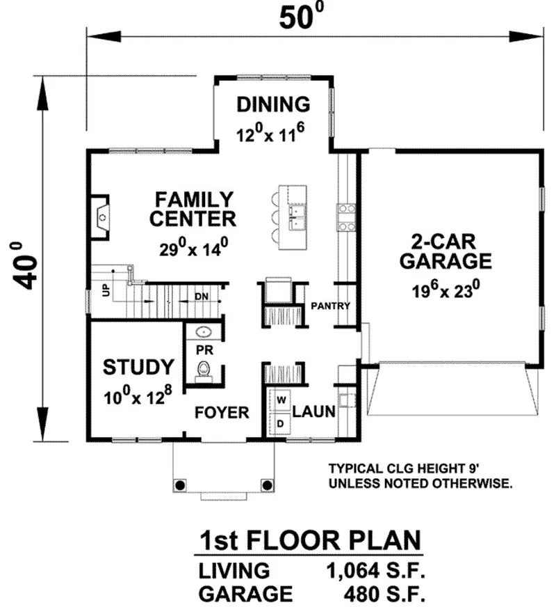 Country House Plan First Floor - 026D-1902 - Shop House Plans and More