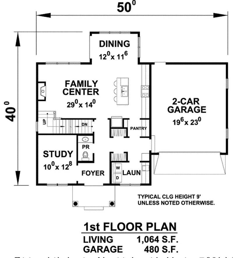 Farmhouse Plan First Floor - 026D-1903 - Shop House Plans and More