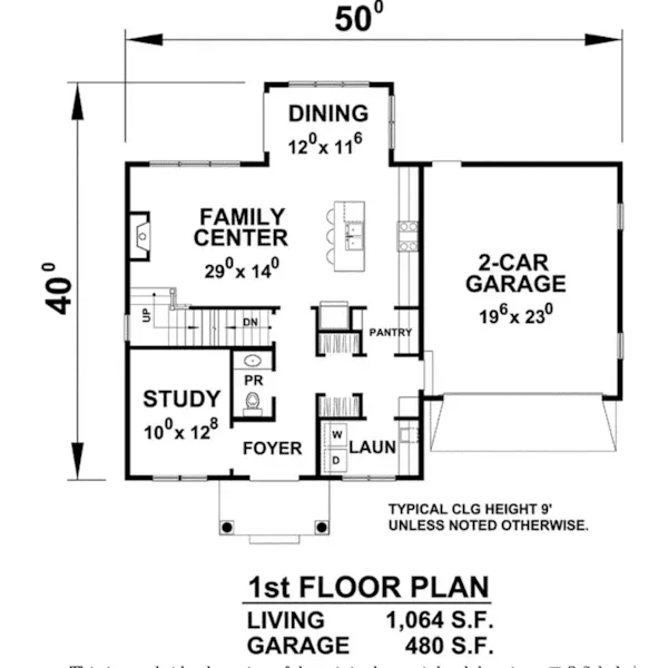 Colonial House Plan First Floor - Dixie Farm Country Home 026D-1903 - Shop House Plans and More