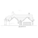 Tudor House Plan Left Elevation - Dilwyn European Home 026D-1904 - Shop House Plans and More