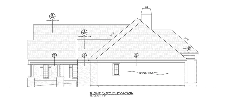 English Cottage House Plan Right Elevation - 026D-1904 - Shop House Plans and More