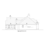 Tudor House Plan Right Elevation - Dilwyn European Home 026D-1904 - Shop House Plans and More