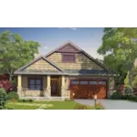 Craftsman House Plan Front of House 026D-1907