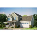 Arts & Crafts House Plan Front of Home - Ellwood Craftsman Home 026D-1908 - Shop House Plans and More