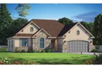 Craftsman House Plan Front of Home - Crows Creek Ranch Home 026D-1910 - Search House Plans and More