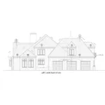 Luxury House Plan Left Elevation - Kilmer Manor Luxury Home 026D-1911 - Shop House Plans and More