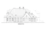 European House Plan Rear Elevation - 026D-1911 - Shop House Plans and More