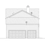 Mountain House Plan Rear Elevation - Catori Modern Two-Story Home 026D-1913 - Search House Plans and More