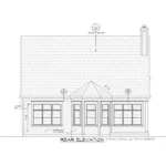 Country House Plan Rear Elevation - Kent Hill Traditional Home 026D-1914 - Shop House Plans and More