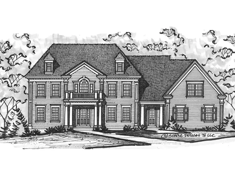 Luxury House Plan Front Image of House - 026D-1916 - Shop House Plans and More
