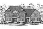 Luxury House Plan Front Image of House - 026D-1916 - Shop House Plans and More