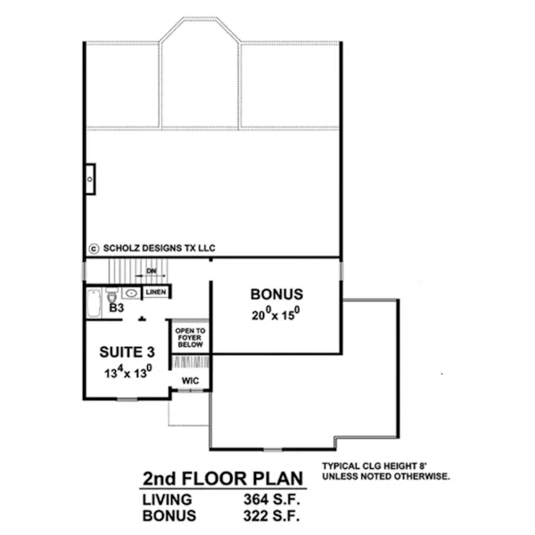 Arts & Crafts House Plan Second Floor - Pacland Traditional Home 026D-1917 - Shop House Plans and More