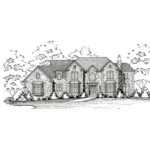 Traditional House Plan Front Image of House - Robbin Manor Luxury Home 026D-1918 - Shop House Plans and More