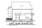 Traditional House Plan Left Elevation - Sexton Way Traditional Home 026D-1920 - Shop House Plans and More