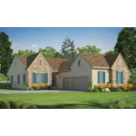 European House Plan Front of Home - Waltz Mill Ranch Home 026D-1922 - Shop House Plans and More