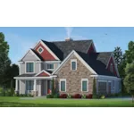 Country House Plan Front of Home - Geyer Glen Craftsman Home 026D-1923 - Search House Plans and More