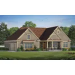 Rustic House Plan Front of House 026D-1924