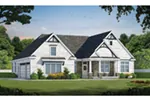 Craftsman House Plan Front Photo 01 - Gulliver Ranch Home 026D-1924 - Search House Plans and More