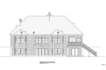 Rustic House Plan Rear Elevation - Gulliver Ranch Home 026D-1924 - Search House Plans and More