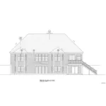 Craftsman House Plan Rear Elevation - Gulliver Ranch Home 026D-1924 - Search House Plans and More