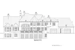Traditional House Plan Rear Elevation - 026D-1927 - Shop House Plans and More