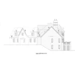 European House Plan Right Elevation - Huntsinger Luxury Home 026D-1927 - Shop House Plans and More