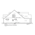 Craftsman House Plan Left Elevation - Louanna Ranch Home 026D-1930 - Shop House Plans and More