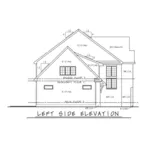 Bungalow House Plan Left Elevation - Norwich Traditional Home 026D-1931 - Shop House Plans and More