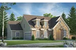 Traditional House Plan Front of Home - Raphaela European Home 026D-1934 - Shop House Plans and More