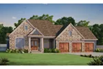 Ranch House Plan Front of Home - Autumn Gate Ranch Home 026D-1935 - Search House Plans and More