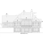 Craftsman House Plan Rear Elevation - Autumn Gate Ranch Home 026D-1935 - Search House Plans and More