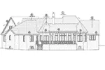 Country French House Plan Rear Elevation - 026D-1936 - Shop House Plans and More