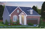 European House Plan Front of Home - Carsyn Traditional Ranch Home 026D-1937 - Search House Plans and More