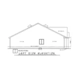 European House Plan Left Elevation - Carsyn Traditional Ranch Home 026D-1937 - Search House Plans and More