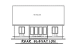 Country House Plan Rear Elevation - Carsyn Traditional Ranch Home 026D-1937 - Search House Plans and More