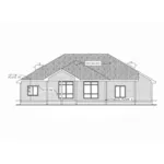 Traditional House Plan Rear Elevation - Buttonwood Ranch Home 026D-1938 - Shop House Plans and More