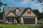 Ranch House Plan Front Photo 01 - Newton Pike Rustic Ranch Home 026D-1940 - Shop House Plans and More