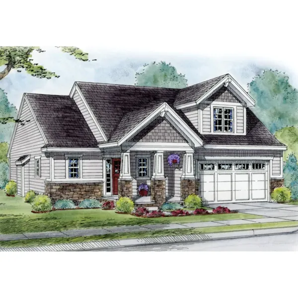 Country House Plan Front Image - Copper Canyon Craftsman Home 026D-1941 - Shop House Plans and More