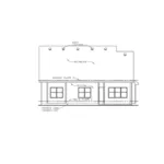 Country House Plan Rear Elevation - Copper Canyon Craftsman Home 026D-1941 - Shop House Plans and More