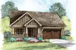 Craftsman House Plan Front Image - Pinebay Tudor Home 026D-1942 - Shop House Plans and More