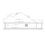 Right Elevation - Hoffmans Two-Story Home 026D-1944 - Shop House Plans and More