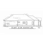 Italian House Plan Right Elevation - Ridder Pointe European Home 026D-1945 - Shop House Plans and More