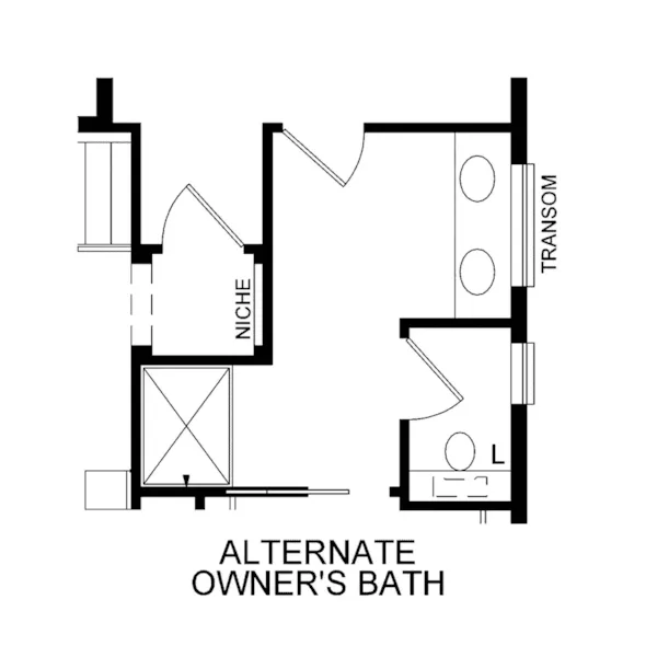 Ranch House Plan Optional Floor Plan - Melvin Craftsman Ranch Home 026D-1952 - Shop House Plans and More