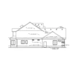 Country French House Plan Left Elevation - Louisa Hill Two-Story Home 026D-1954 - Shop House Plans and More